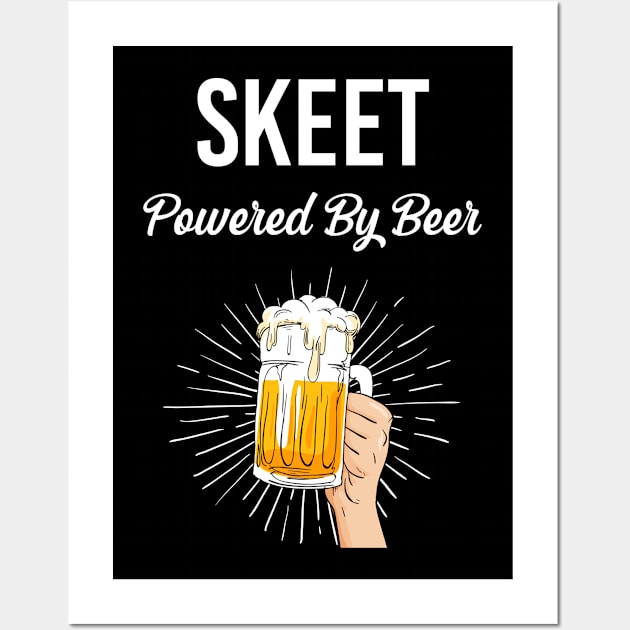 Beer Skeet Wall Art by Happy Life